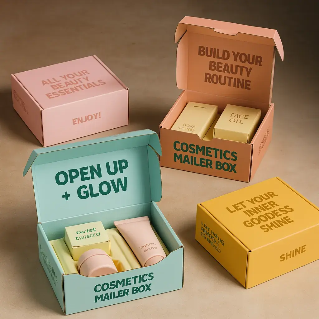 cosmetic mailer box